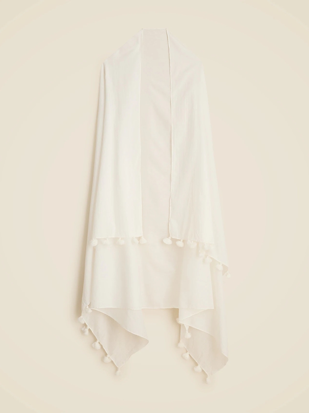 J. Crew White Sarong